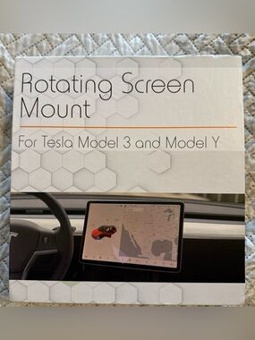 Rotating Screen Mount for Tesla Model 3 & Model Y - Black
